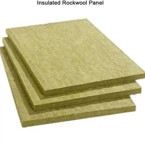 Insulated Rockwool Panel - Color: Yellow