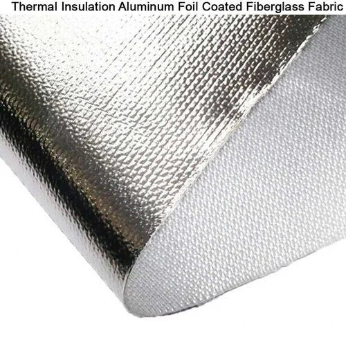 Thermal Insulation Aluminum Foil Coated Fiberglass Fabric - Application: Cladding Walls