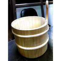 Hard Sauna Wooden Bucket