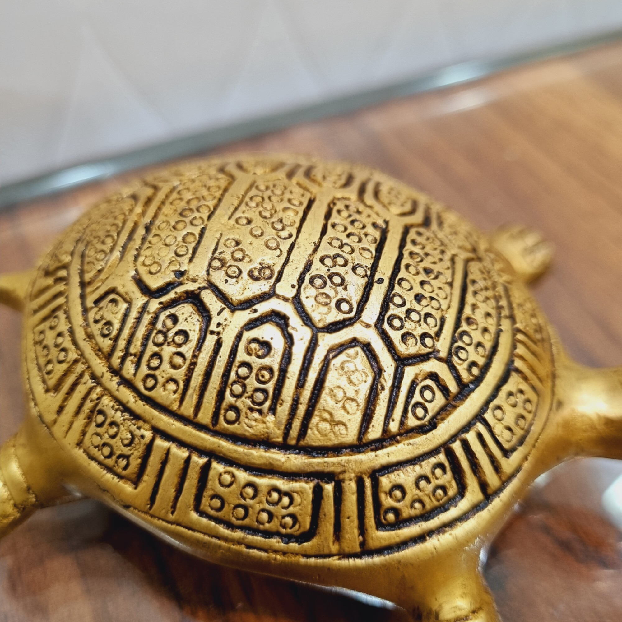 Aakrati Brass Tortoise Figurine| Table Dcor| Collectable Items| Animal Figurine| Showpieces