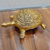 Aakrati Brass Tortoise Figurine| Table Dcor| Collectable Items| Animal Figurine| Showpieces