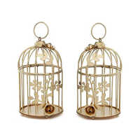 Decorative Bird Cage Tealight Holder