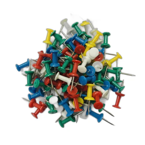 JB9-160 Plastic Pushpin - Plastic, 23mm | High Quality Material for Securely Holding Paper (30 Pcs)