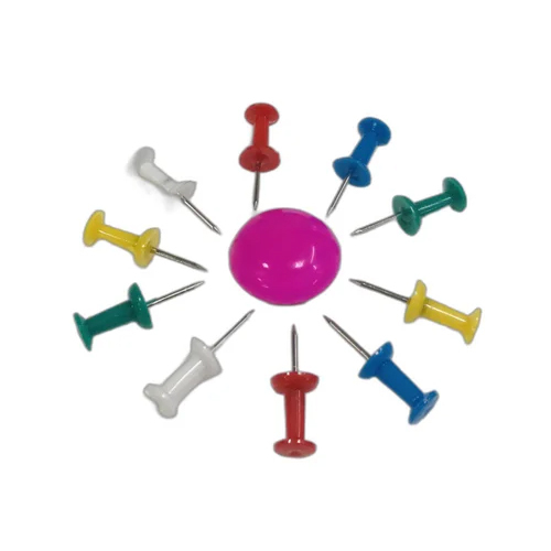 JB9-162 Plastic Push Pin - 23mm | Easy to Carry, Durable Plastic Material, Ideal for Holding Papers with Convenience