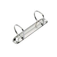 2d Ring Clip File - Mild Steel Material, Silver Color | D-ring Design, Ideal For Document Organization In Box Files