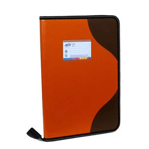 Deluxe File Pocket - Durable PU Foam, A4 Size Rectangle Design | Plain Style for Personal & Professional Document Organization