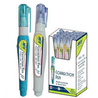 7 Ml Correction Pen - Plastic, 7ml Size, White Color | Precision Applicator Tip, Environmentally Friendly, Easy To Carry