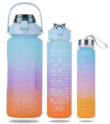 MOTIVATIONAL WATER BOTTLE 3 PCS SET