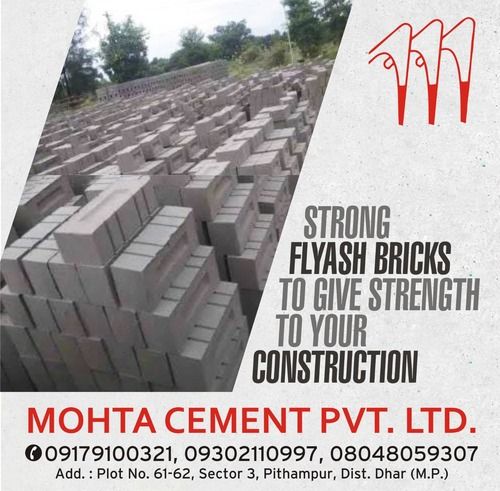 Supplier Of Flyash Bricks in Indore