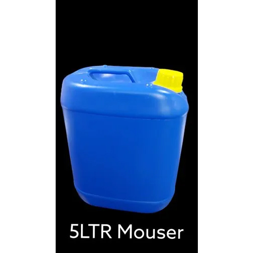 5 Ltr Plastic Jerry Can - HDPE Material, Blue Finish | Eco-Friendly, Non-Toxic, Easy-to-Carry Design