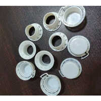 Aluminium Bottle Sleeve Cap Set - Hdpe Seal Caps , White Color, Warranty Included For Versatile Bottle Use