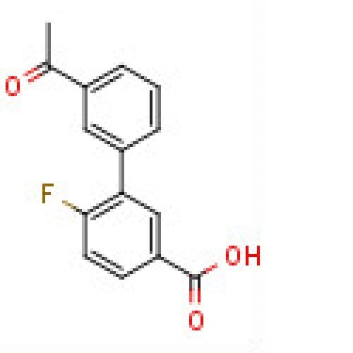 3-(3-Acetylphenyl)-4-fluorobenzoic acid