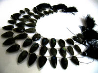 Natural Labradorite leaf shape 10-20mm Beads Sold Per strand 9 inches long