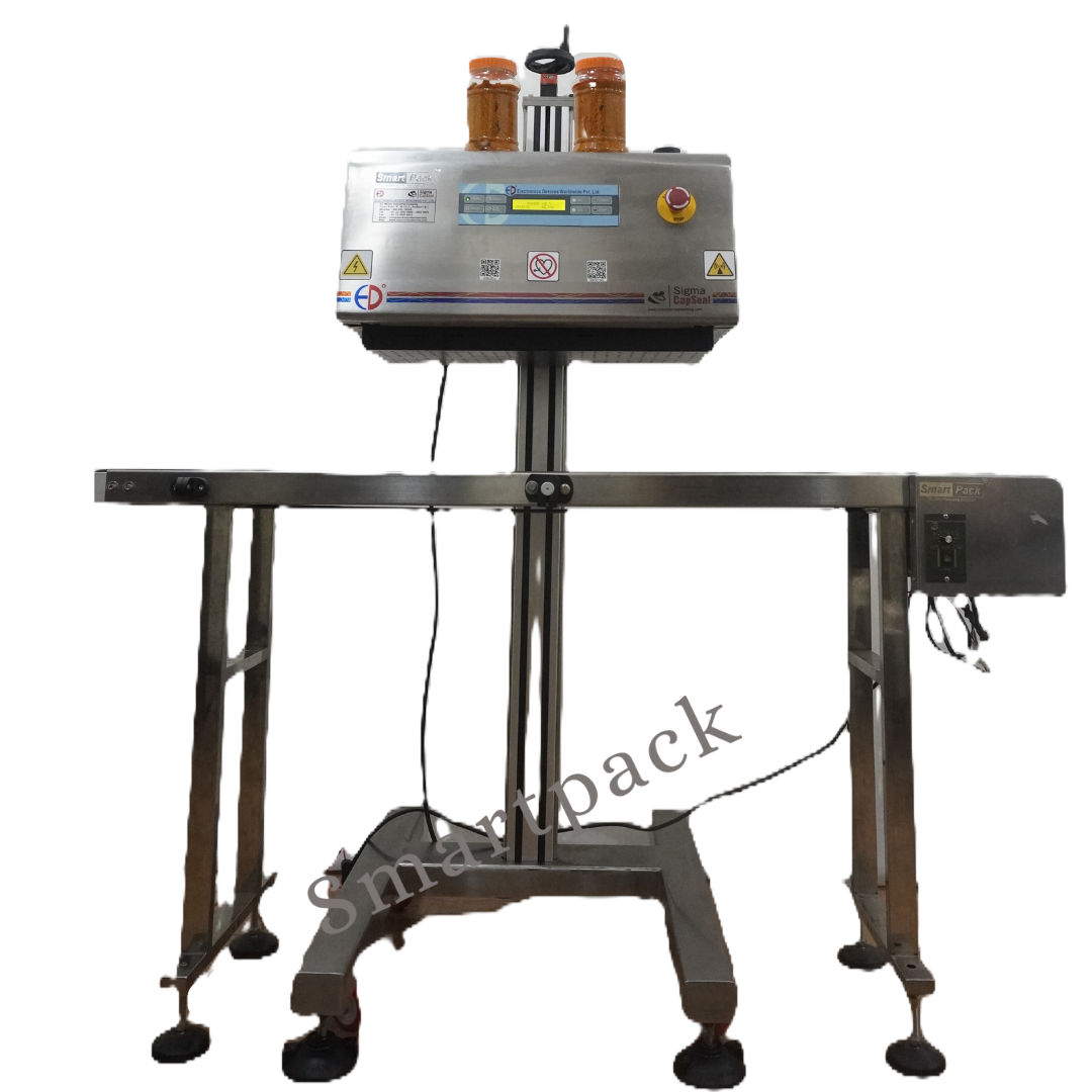 Indian Induction Sealer with Conveyor Heavy Duty