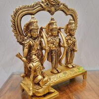 Aakrati Brass Ram Darbar Statue| Lord Ram with Sita Ma, Laxman ji & Hanuman Ji