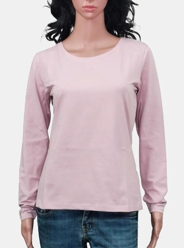 EVER.ME LADIES LONG SLEEVE PEACH T SHIRT