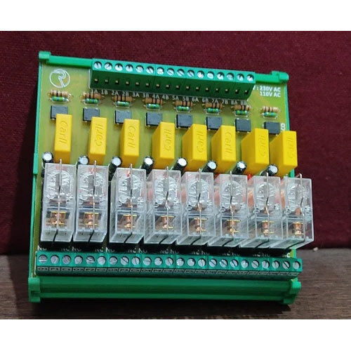 Relay Card 8 Channel 110V Ac 1C-O Frequency (Mhz): 50 Hertz (Hz)