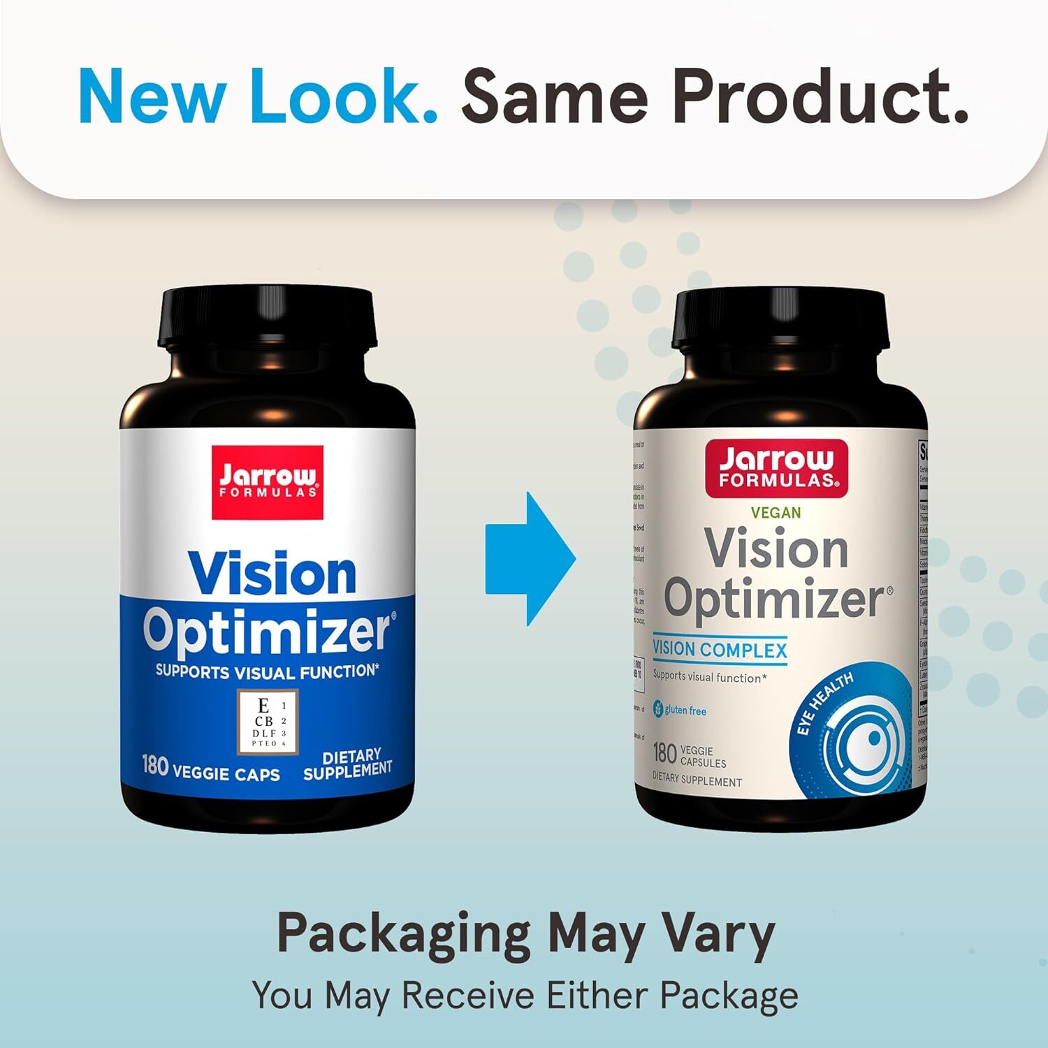 Jarrow Formulas Vision Optimizer Veggie Capsules - 180 Count