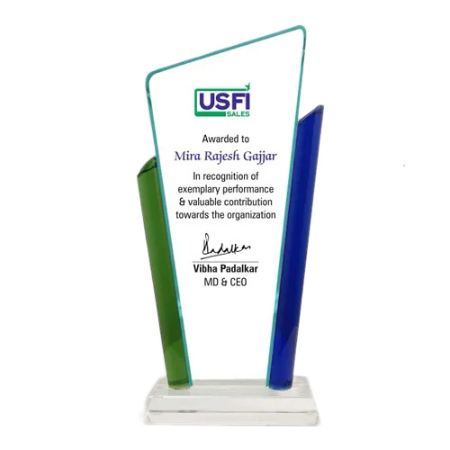 SSC G 7394 Crystal Glass Trophies