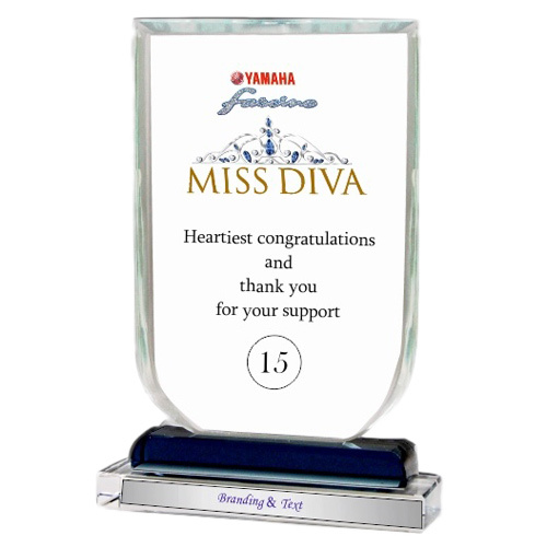 SSC G 7392 Crystal Glass Trophies