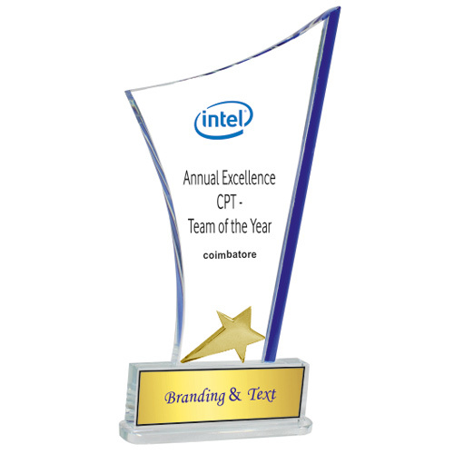 SSC G 7391 Crystal Glass Trophies