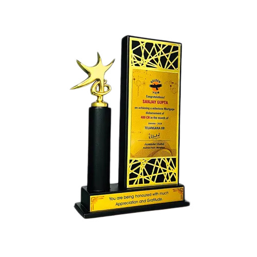 SSC W 9164 GOLD Wooden Trophies