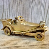 Aakrati Brass Vintage Car Figurine| Collectable Figurine| Decorative Items| Table Dcor