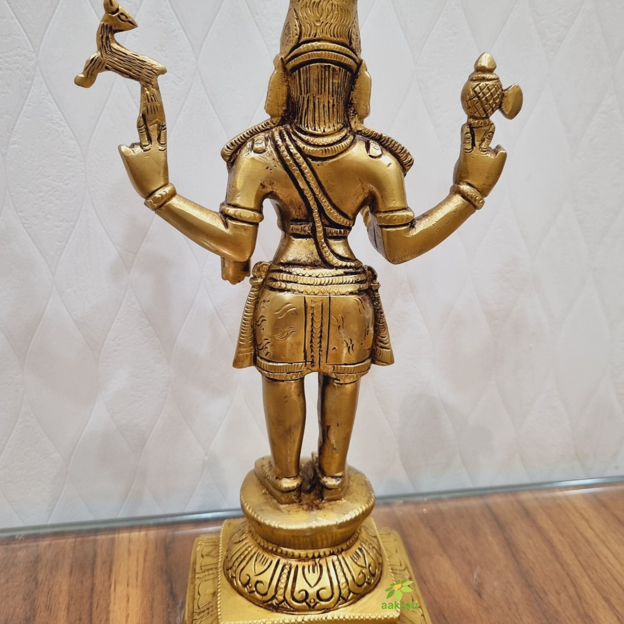 Lord Mahadev Brass Statue Made By Aakrati| Made in 100 % Brass| Lord Shiva Idol| Temple Dcor