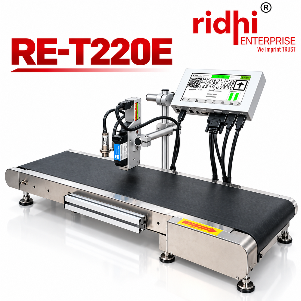 Ridhi T220E Online Thermal Inkjet Printer - Automatic Grade: Semi-Automatic