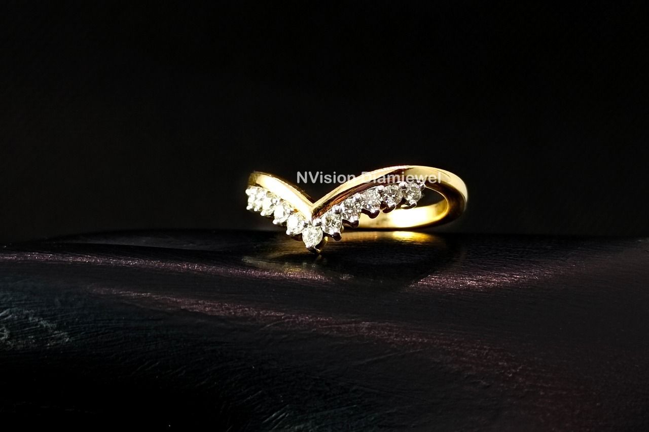 Yellow Gold Natural Diamond Ring