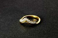 Yellow Gold Natural Diamond Ring