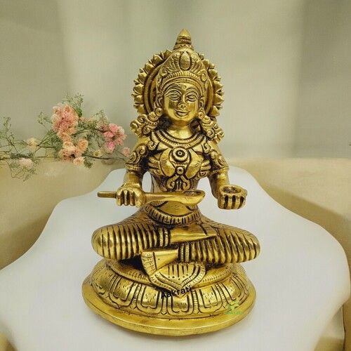 Ma Annpurna Brass Statue Made in 100% Brass By Aakrati| Goddess Annpurna| Temple Decor