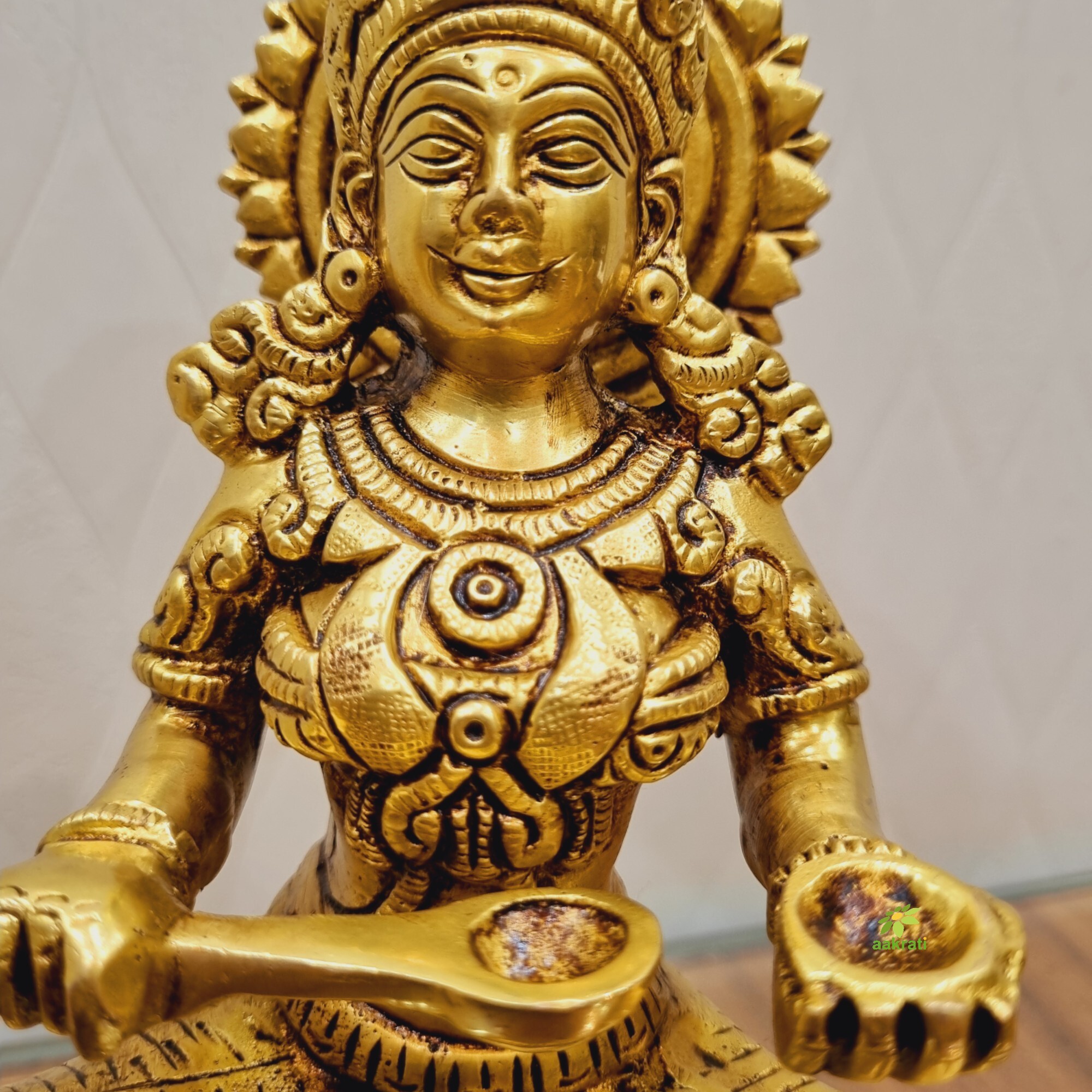 Ma Annpurna Brass Statue Made in 100% Brass By Aakrati| Goddess Annpurna| Temple Decor