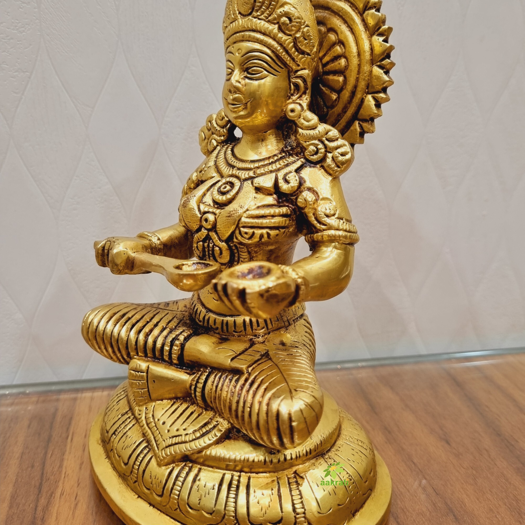 Ma Annpurna Brass Statue Made in 100% Brass By Aakrati| Goddess Annpurna| Temple Decor