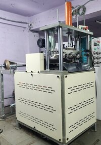 High Speed Dona Making Machine - 4 To 15 Inch Die Size | 4800 Dona/hour, 2800 Thali/hour, Plc Control, Digital Temperature Controller, 400 Kg Weight