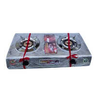 Ss Two Burner Gas Stove - Ignition Type: Manual