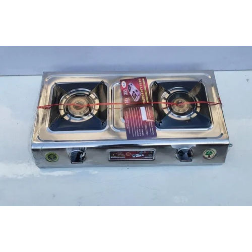 Manual Butterfly Two Burner Gas Stove