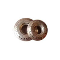 Brass Gas Burner - Lightweight 170g Each , Manual Ignition With 2 Burners For Outdoor Cooking