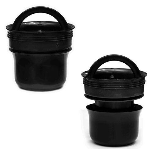 Black 4091 Anti Cockroach Trap For Drain With Spring