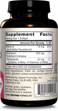 Jarrow Formulas Toco-Sorb Cardiovascular Health and Brain Function  60 Softgels