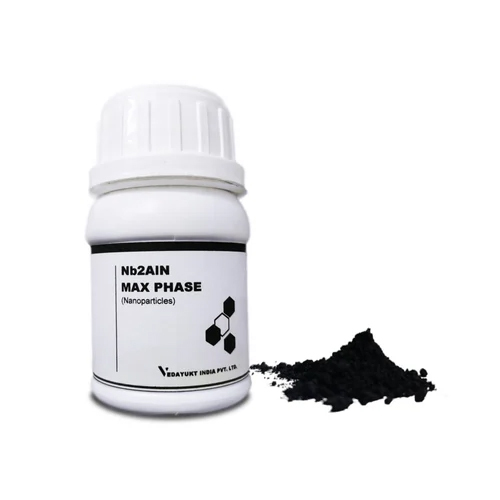 Nb2AlN MAX Phase Nanoparticles