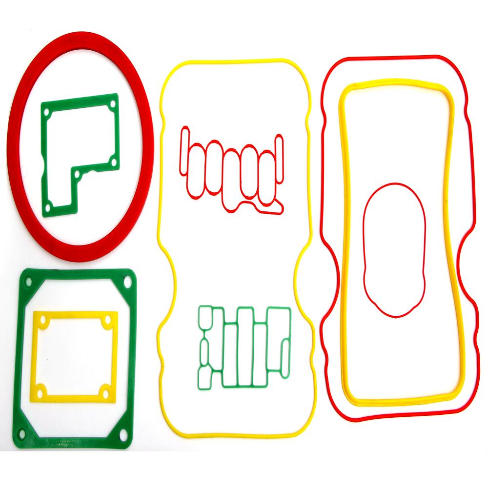 Silicone Rubber Gasket - 2 mm to 1000 mm Size, Black O Ring Design | Industrial Application, Durable Material