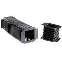 Rexine Bellow - High-quality Plastic, Classic Black, Powder-coated Surface | Versatile Protection Against Coolants, Water, Dust