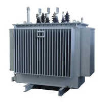 Industrial Power Transformer - Mild Steel, Three Phase, Air Cooling | Dry Voltage Booster, Commercial Use, Durable for Harsh Environments