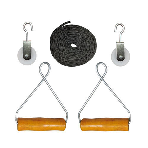 Wooden Handle Shoulder Pulley