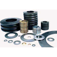 Disc Lock Washers - Metal Coated, Round Shape, Black Color | Ideal For Industrial Applications, Durable Metal Design