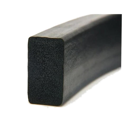 Sponge Rubber Strip - Color: Black