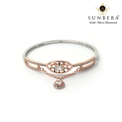 925 Sterling Silver Adjustable Kada Gender: Women