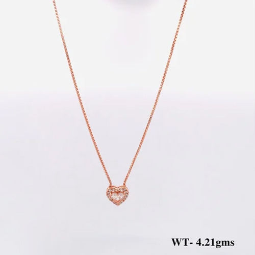 Rose Gold 925 Silver Jewellery Pendant - Gender: Women