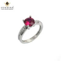 Colour Stone 92.5 Sterling Silver Ring